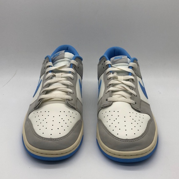 USED Nike Dunk Low Athletic Department Light Grey/Blue/Yellow FN7488-133 No Box - Picture 3 of 9